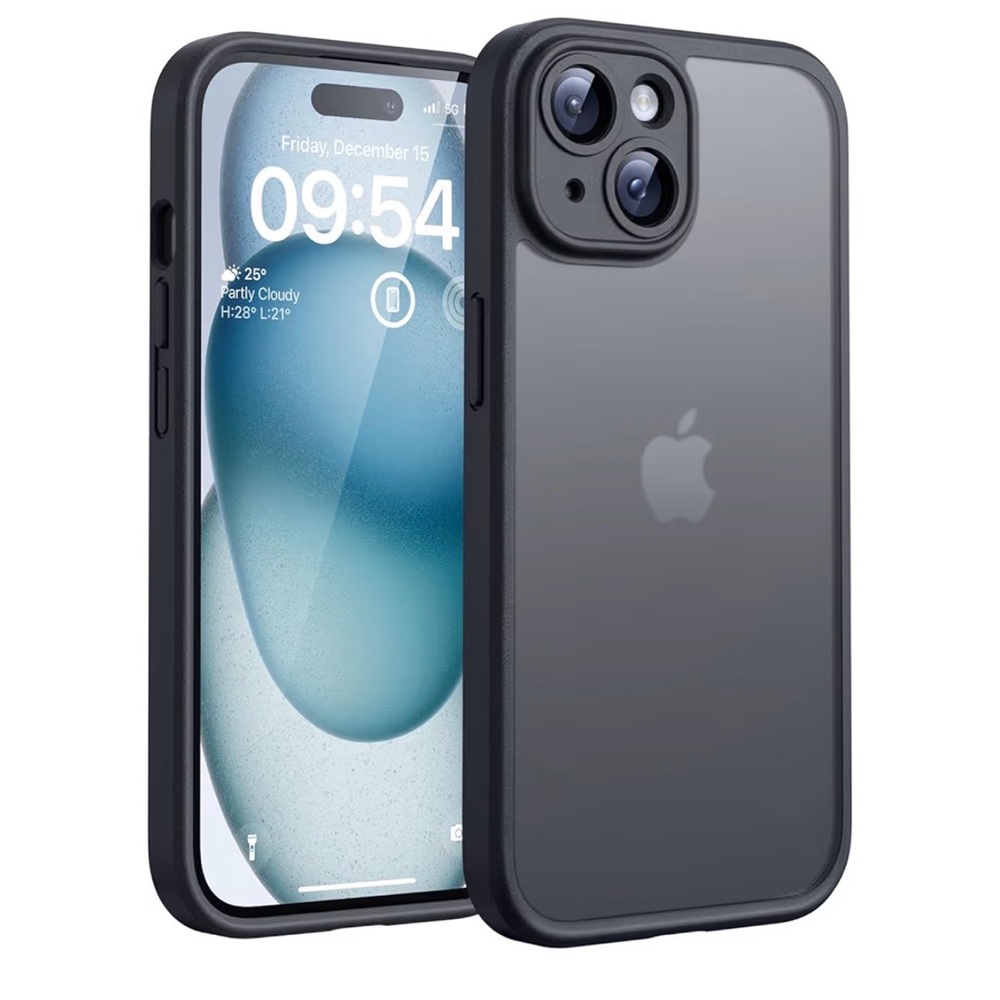 TOCOL for iPhone 15 Case, Upgraded Full Camera Protection, Rugged Phone Case
